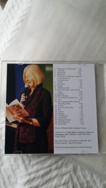 Track listing on CD inlay card